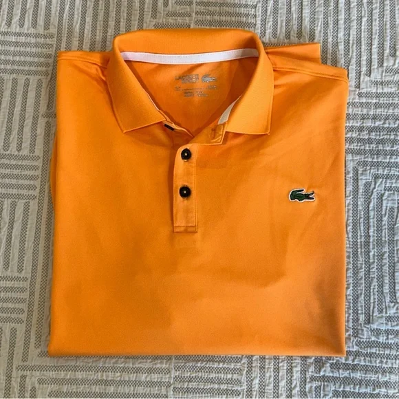 Lacoste Sport - Men's Orange Polo Shirt - XXL - Picture 9 of 9